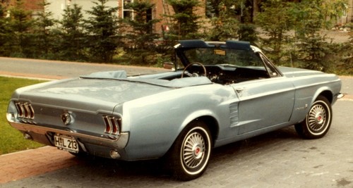 1967 års Ford T-5 cabriolet, 151 sådana byggdes, och med coupe och fastbacks 