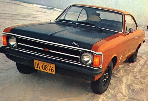 1974 rs Opala De Luxo coupe d r man ser att baklamporna till exempel 